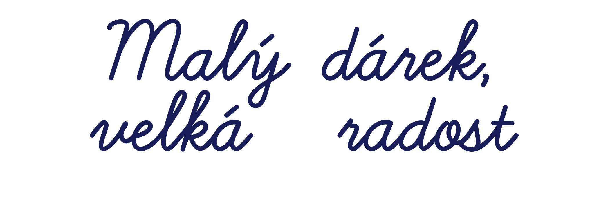 Malý dárek, velká radost